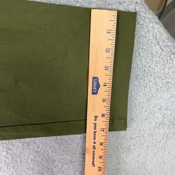 Pamut Apparel Frankie Pant Womens Large Olive Slim Tapered Leg Cotton Twill NEW - Picture 16 of 16